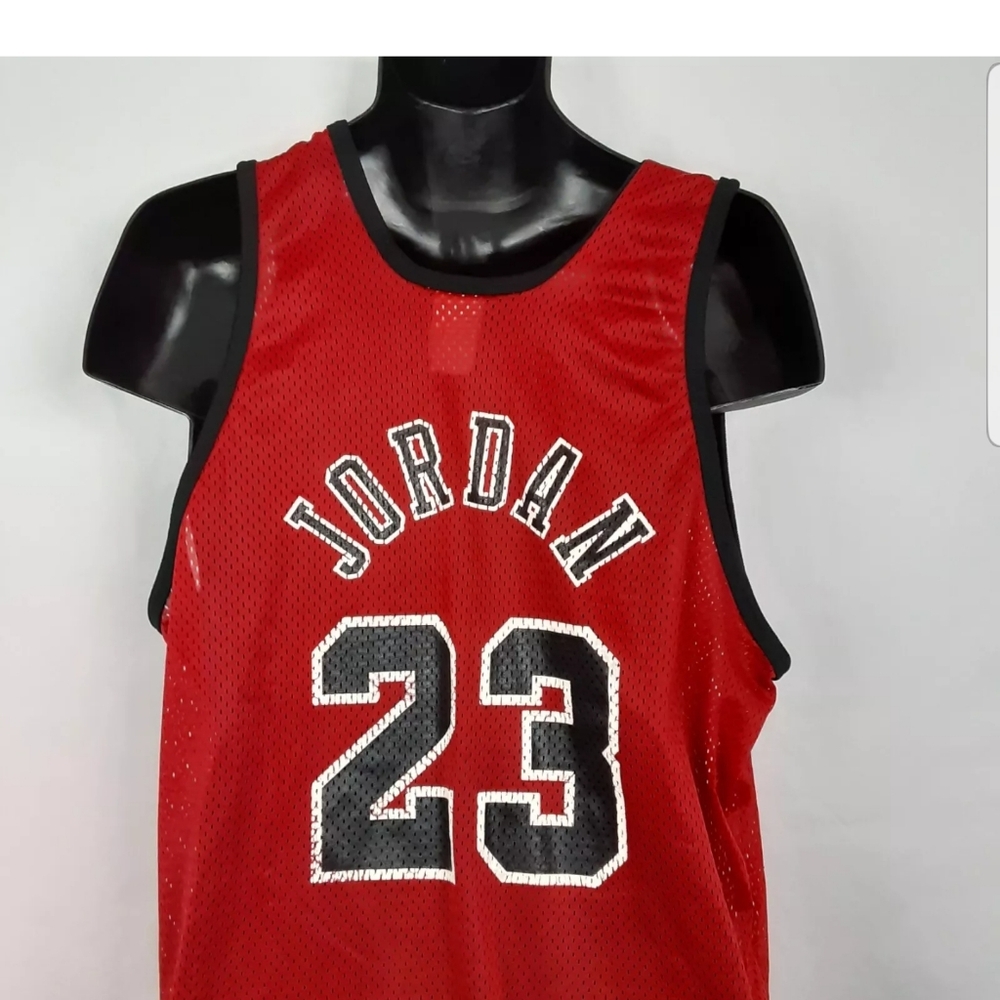Michael Jordan Jersey Extra Large 48 Red Vintage Hanes Chicago Bulls NBA